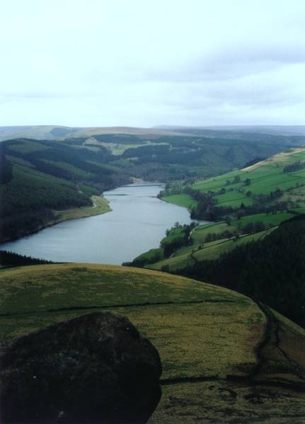 Ladybower Reservior from Whinstone Lee Tor (portrait)