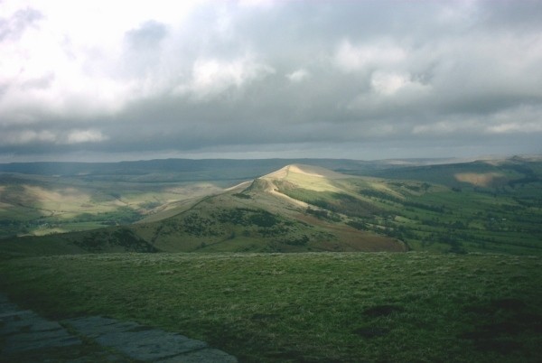View from top of Mam Tor - Castleton