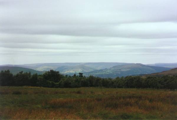 Looking towards Upper Padley from White Edge Moor