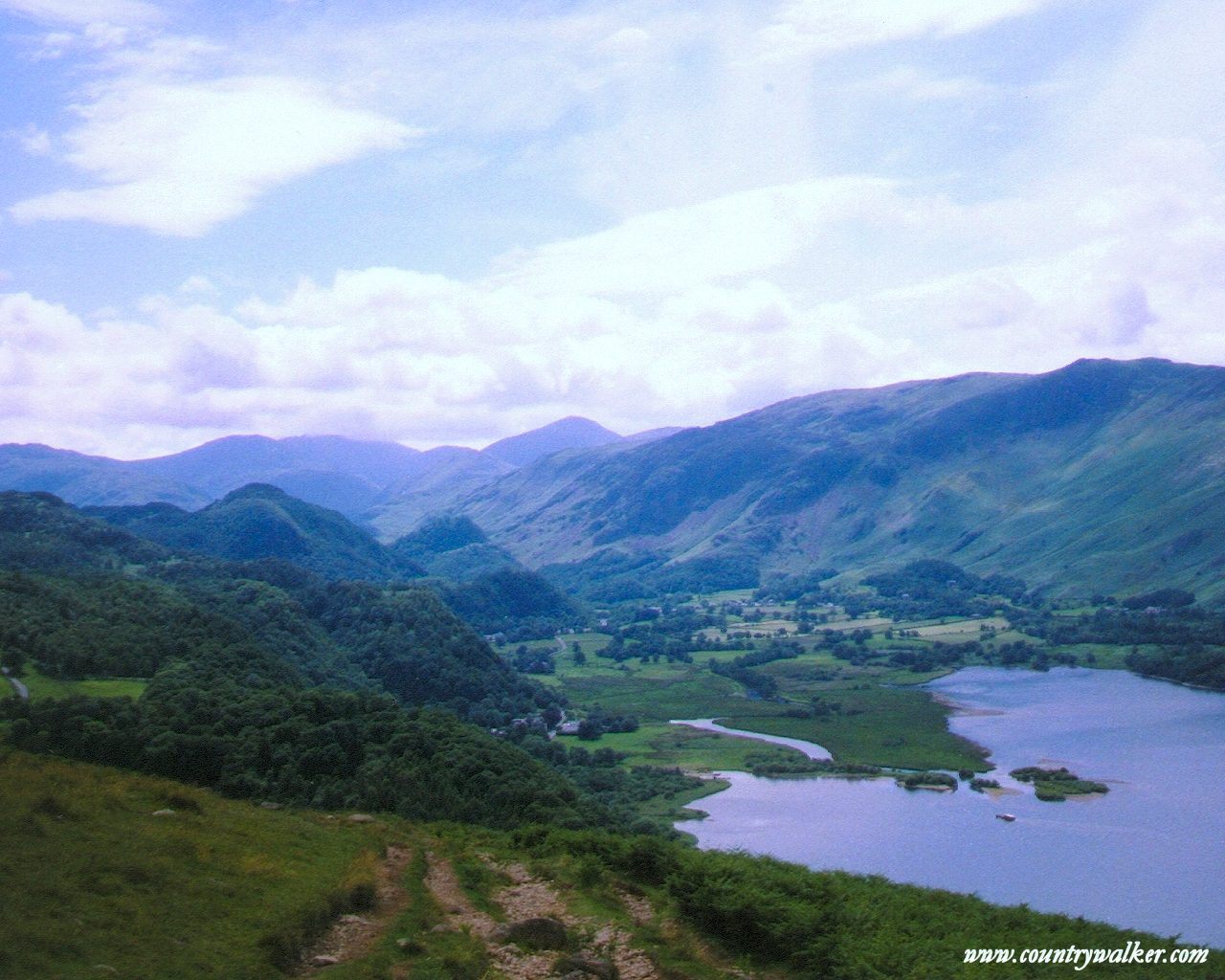 South End of Derwent Water From High Seat